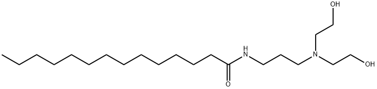 N-[3-[bis(2-hydroxyethyl)amino]propyl]myristamide 结构式