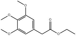 2-(3,4,5-三甲氧基苯基)乙酸乙酯 结构式