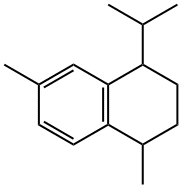 1,2,3,4-Tetrahydro-1,6-dimethyl-4-(1-methylethyl)naphthalene 结构式