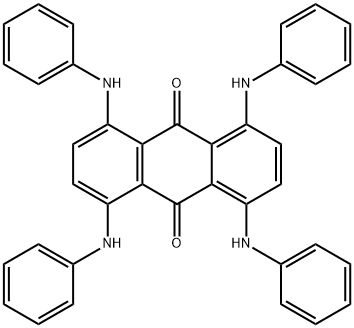 1,4,5,8-tetrakis(phenylamino)anthraquinone 结构式