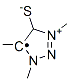 1,3,4-trimethyl-2,3-diaza-1-azoniacyclopenta-1,4-diene-5-thiolate 结构式