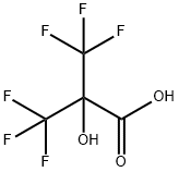 2-羟基-3,3,3-三氟-2-(三氟甲基)丙酸 结构式