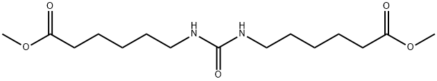 1,3-Di-(5-carbomethoxyamyl) urea 结构式