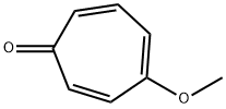 4-Methoxy-2,4,6-cycloheptatrien-1-one 结构式