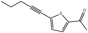 1-(5-PENT-1-YNYL-2-THIENYL)ETHAN-1-ONE 结构式