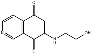 5,8-Isoquinolinedione, 7-[(2-hydroxyethyl)amino]- (9CI) 结构式