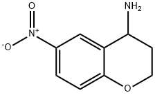 6-硝基色满-4-胺 结构式