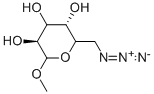 甲基-6-三氮-6-去氧-ALPHA-D-甘露糖 结构式