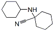 1-(Cyclohexylamino)cyclohexanecarbonitrile 结构式