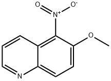 6-甲氧基-5-硝基喹啉 结构式