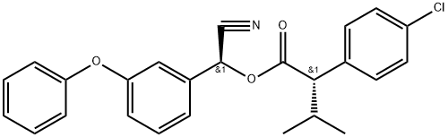 S-氰戊菊酯 结构式