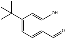 4-叔丁基-2-羟基苯甲醛 结构式