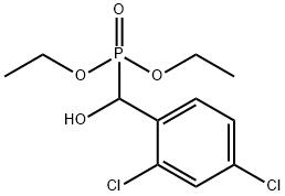 (2,4-dichlorophenyl)-diethoxyphosphoryl-methanol 结构式