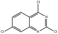 2,4,7-三氯喹唑啉 结构式