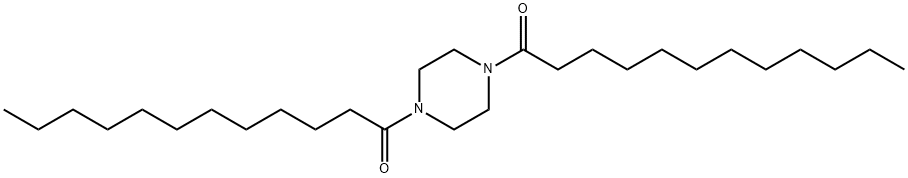 1,4-bis(1-oxododecyl)piperazine  结构式