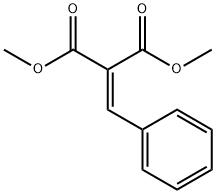 2 -(苯亚甲基)丙二酸二甲酯 结构式