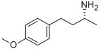 （R）-（-）-3-（4-甲氧基-苯基）-1-甲基丙胺 结构式
