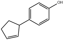 4-(环戊-2-烯-1-基)苯酚 结构式