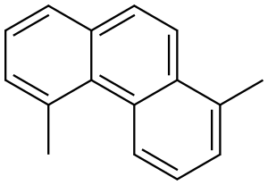 1,5-/1,7-DIMETHYLPHENANTHRENE 结构式