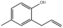 2-烯丙基-4-甲基苯酚 结构式