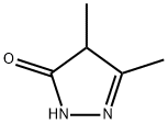3,4-二甲基-5-吡唑啉酮 结构式