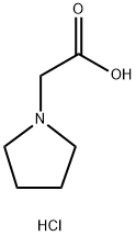 2-(1-吡咯烷基)乙酸(HCL) 结构式
