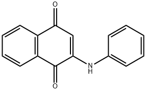 2-ANILINO-1,4-NAPHTHOQUINONE 结构式