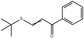 3-[(1,1-Dimethylethyl)thio]-1-phenyl-2-propen-1-one 结构式