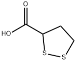 1,2-DITHIOLANE-3-CARBOXYLIC ACID 结构式