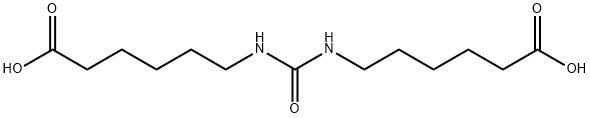 1,3-Bis(5-carboxypentyl)urea 结构式