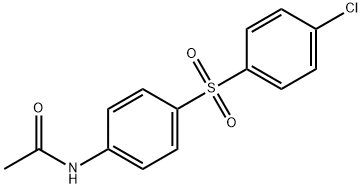 N-[4-(4-氯苯基)磺酰基苯基]乙酰胺 结构式