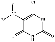 5-硝基-6-氯嘧啶-2,4(1H,3H)-二酮 结构式