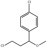 1-chloro-4-(3-chloro-1-methoxypropyl)benzene 结构式