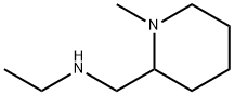 N-乙基-1-甲基-2-哌啶甲胺 结构式