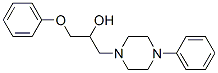 1-Phenoxy-3-(4-phenylpiperazino)-2-propanol 结构式