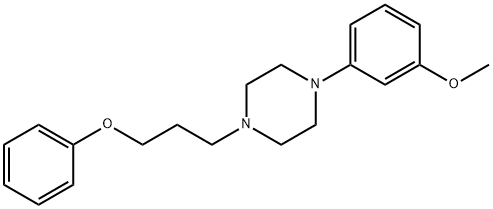 1-(m-Methoxyphenyl)-4-(3-phenoxypropyl)piperazine 结构式