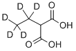 乙基丙二酸-D5 结构式