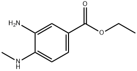3-氨基-4-(甲胺基)苯甲酸乙酯 结构式