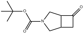 3-氮杂-6-氧代-二环[3.2.0]庚烷-3-羧酸叔丁酯 结构式
