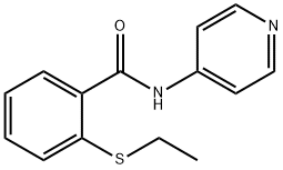 Benzamide, 2-(ethylthio)-N-4-pyridinyl- (9CI) 结构式