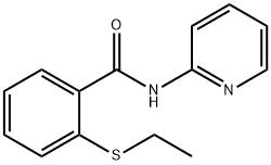 Benzamide, 2-(ethylthio)-N-2-pyridinyl- (9CI) 结构式