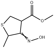 3-Thiophenecarboxylicacid,tetrahydro-4-(hydroxyimino)-5-methyl-,methyl 结构式