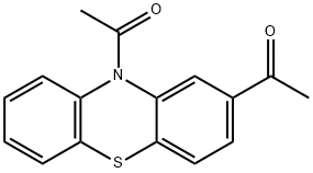 1-(2-acetylphenothiazin-10-yl)ethanone 结构式