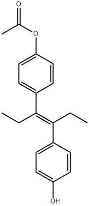 trans-Diethyl Stilbestrol Acetate 结构式