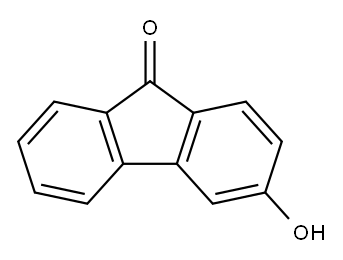 3-hydroxyfluoren-9-one 结构式