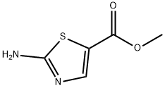 2-氨基噻唑-5-甲酸甲酯 结构式