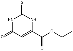 ethyl 6-oxo-2-sulfanylidene-3H-pyrimidine-4-carboxylate 结构式