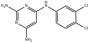 N4-(3,4-dichlorophenyl)pyrimidine-2,4,6-triamine 结构式