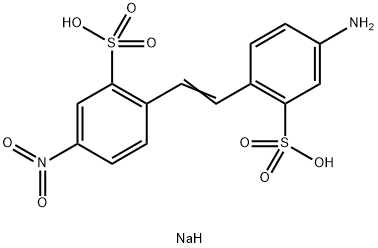 4-氨基-4’-硝基二苯乙烯-2,2’-二磺酸双钠盐 结构式