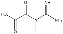 [[Amino(imino)methyl](methyl)amino]oxoacetic acid 结构式